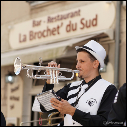 Black and White Brass Band