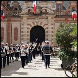 Black and White Brass Band