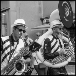 Black and White Brass Band