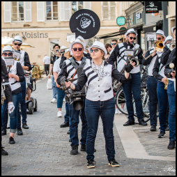 Black and White Brass Band