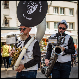 Black and White Brass Band