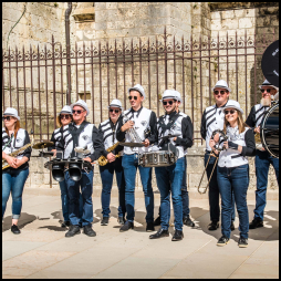 Black and White Brass Band