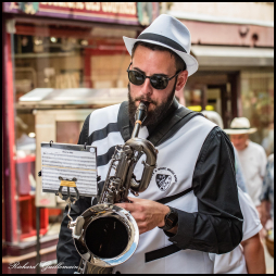 Black and White Brass Band