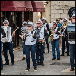 Black and White Brass Band