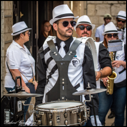 Black and White Brass Band