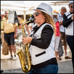 Black and White Brass Band