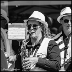 Black and White Brass Band