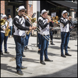 Black And White Brass Band